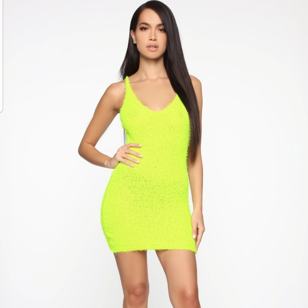Neon Yellow Dress